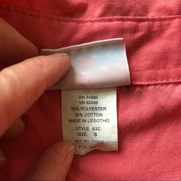 American Sweetheart Vintage Pink Button Down - Size S - Picture 7 of 8